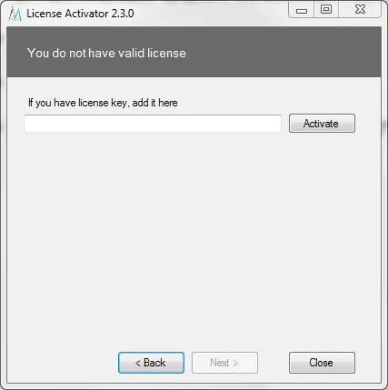 Licence activator